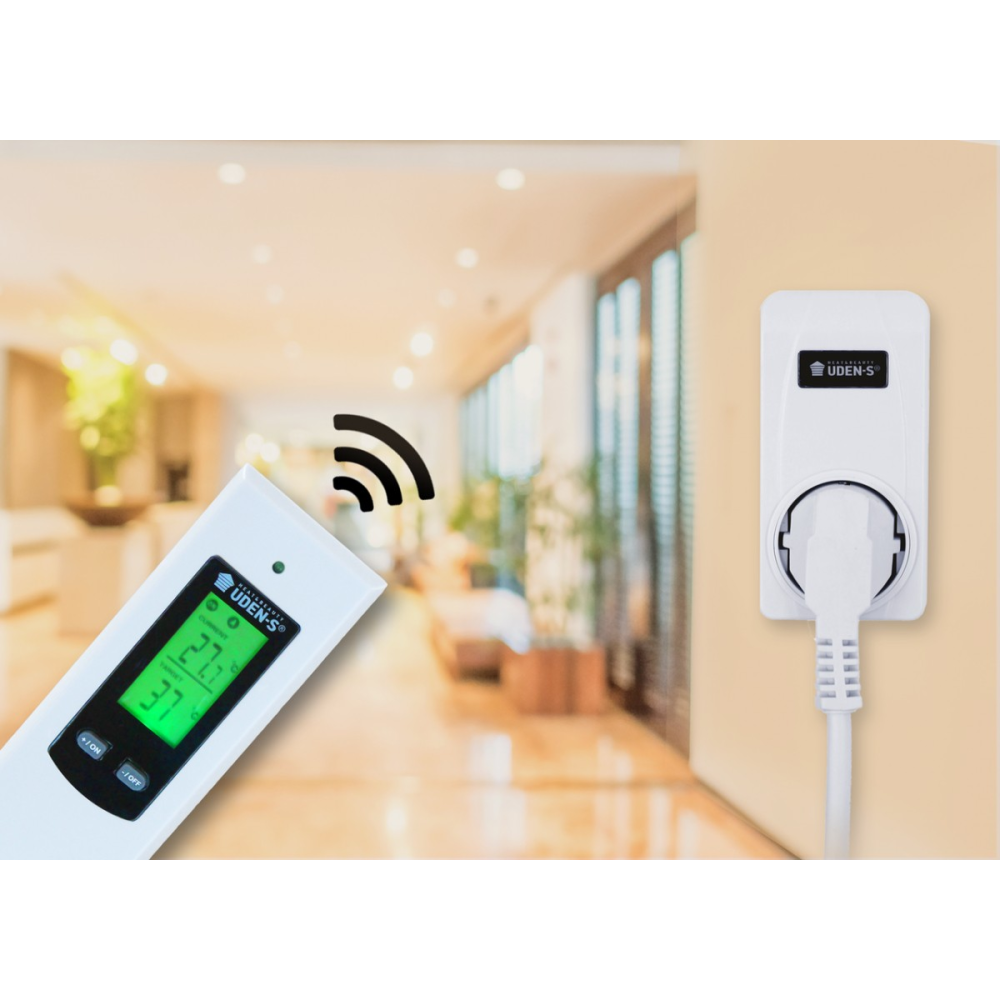 Терморегулятор UDEN-TW (бездротовий розетковий)