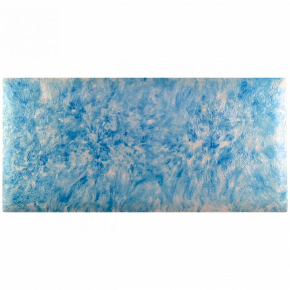 Керамогранітний обігрівач KEN-600 "Ізморозь жаккард" аквамариновий