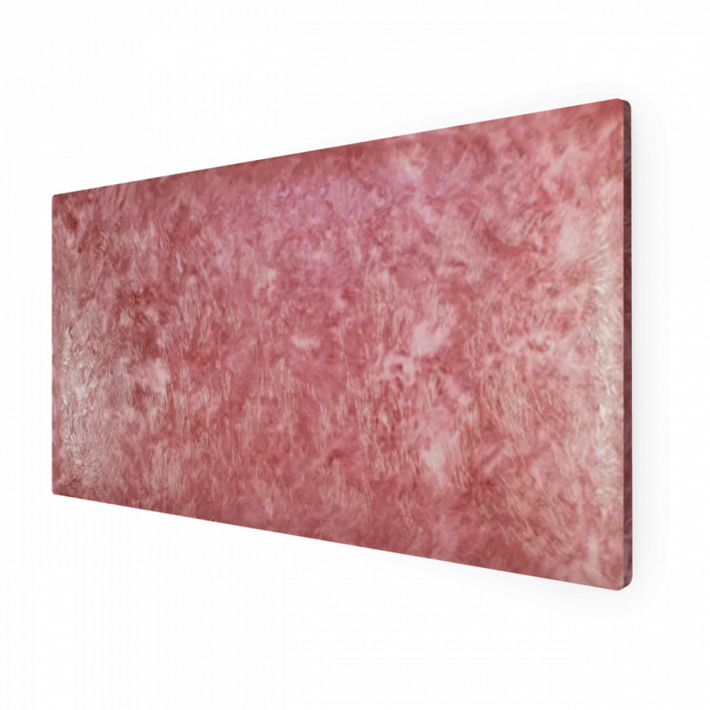 Керамогранітний обігрівач KEN-600 "Ізморозь жаккард" малиновий