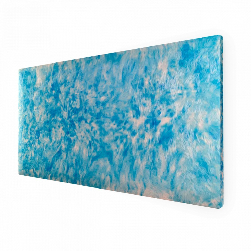 Керамогранітний обігрівач KEN-600 "Ізморозь жаккард" аквамариновий