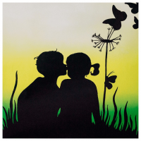 Металокерамічний дизайн-обігрівач UDEN-500К "Кохання-зітхання"