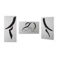 Керамогранітний обігрівач "Париж" (триптих)