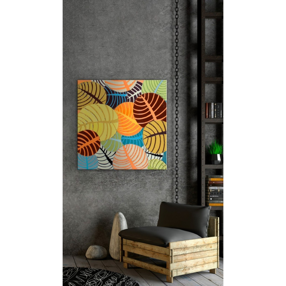 Металокерамічний дизайн-обігрівач UDEN-500К "Листопад"