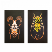 Металокерамічний дизайн-обігрівач UDEN-S "Бітлз" (диптих)