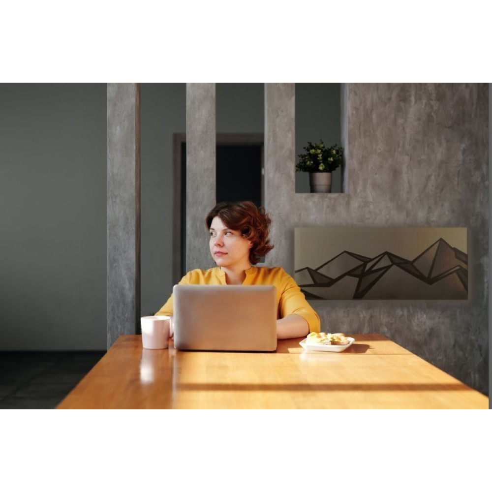 Керамогранітний обігрівач KEN-700 "Геометрія" кварцовий