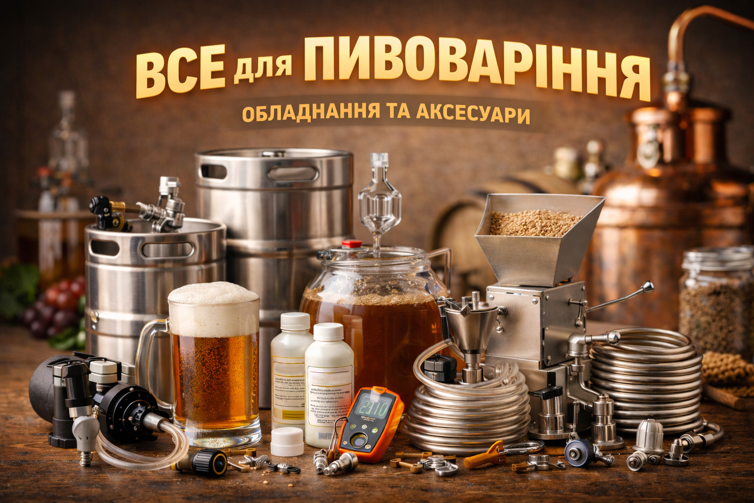 Все для пивоваріння