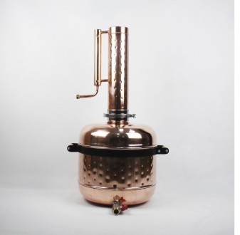 Copper moonshine still 42l 6 inches with ten