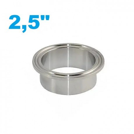 Welded clamp flange sms63 2.5 inches