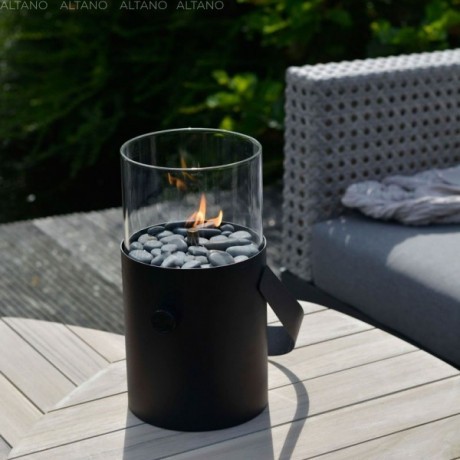 Outdoor tabletop gas mini-fireplace COSI Cosiscoop Original Black