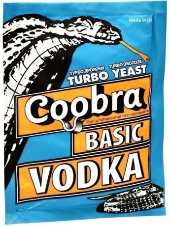 Активные турбо дрожжи Coobra Basic Vodka