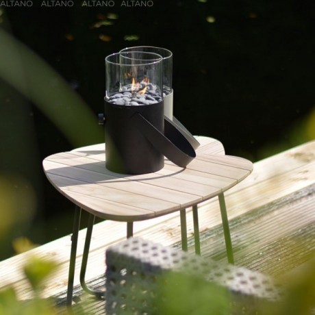 Outdoor tabletop gas mini-fireplace COSI Cosiscoop Original Black