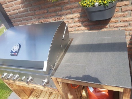 Built-in gas grill GrandHall Elite GT4S-S Built-in