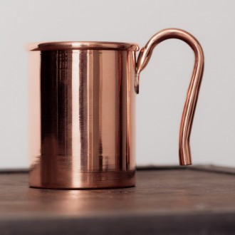 Copper cup 0.5 l.